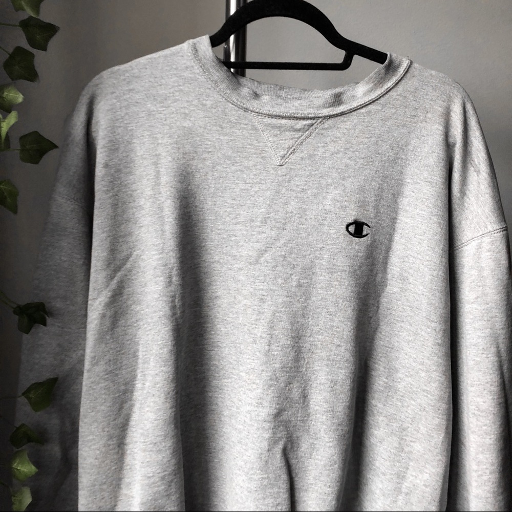 Grey Champion crew neck sweater